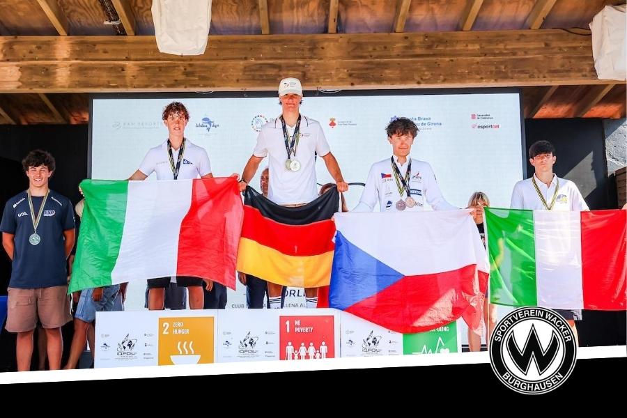 Moritz Schleicher Moritz Schleicher erhält WM Titel U17 iQFoil Youth